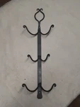 Country Living Vintage Hand Forged Iron Hook Rack. Price: $25.00.