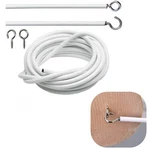 Xiaokeis Net Curtain Wire White Hanging Window 78.74INCH, As Picture Show New. Price: $10.38.
