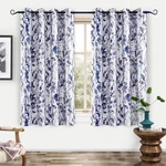 Driftaway Abstract Floral Navy Curtains For Living Bedroom Kitchen Ink A... New. Price: $49.27.