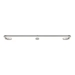 Innovative Dylan Wrap Around Window Curtain Rod 1/2" 36-66, Brushed Nickel New. Price: $60.99.