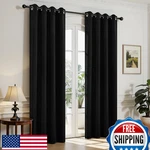 Joydeco Blackout Curtains 84" Long For Bedroom - Noise Reducing, Thermal Insulat New. Price: $31.16.