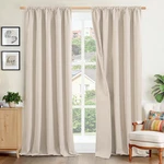Bgment Linen Curtains 84 Inch Length For Bedroom, Drapes R... New. Price: $33.87.