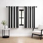 Bohomocasa 100% Blackout Classic And White Stripe Curtains, 2 New. Price: $66.17.