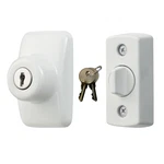 Ideal Security Model Glk Deadbolt For Storm And Screen Doors Key Lock White New. Price: $52.74.