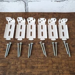 6 Hunter Douglas Brackets For 1/4" Size Cellular Pleated Shade Kit 2502 New. Price: $18.00.