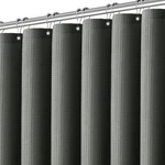 Pangsinne Waffle Weave Shower Curtain 72X84 Waterproof Grey Open. Price: $17.99.