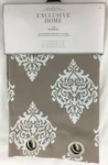 Exclusive Home Medallion Blackout Grommet Top Curtains Silver 52"X108" Set Of New. Price: $32.95.