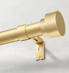 Ifels Heavy Duty Curtain Rods For Windows 66 To 120 Inch, Adjustable Gold New. Price: $29.99.