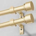 Modern Gold Curtain Rods 2 Pack For Windows 48 To 84 Inch, 1" Diameter Adjust... New. Price: $58.52.