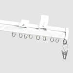 Luminbarrier Curtain Track Heavy Duty Ceiling Wall Mount Sliding New. Price: $74.34.