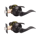 Knobwell 2 Pack Bronze Door Handles Interior Bedroom Bathroom Knobs Oil New. Price: $55.27.