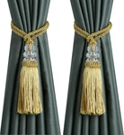 Curtain Tiebacks With Tassel, Outdoor Elegant Decorative Holdback,modern New. Price: $16.81.