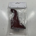 Kirsch Wood Trend Classic 1/2" Return BRACKET:1 3/8" Pole, Mahogany 5611EG083 New. Price: $18.99.