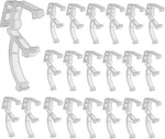 Blulu 20 Pieces Inch Clear Valance Clips Hidden Window Mini Blind For Wo New. Price: $14.99.