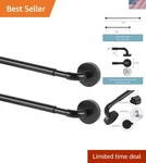 Magnetic Curtain Rod For Metal Doors Adjustable 18-30 Inch Black 2 Pack New. Price: $38.07.