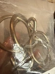 Ivilon Drapery Eyelet Curtain Rings - 1.7" For Hook Pins, Set Of 8 Open. Price: $7.00.