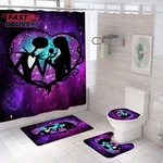 Dds-dudes 4PCS Christmas Shower Curtain Sets Kids Bathroom Halloween Decor With New. Price: $37.92.