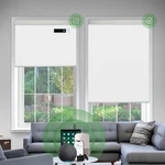 Dongfxk Motorized Blinds Remote Blackout Cooling Automatic Shades Solar Panel New. Price: $114.98.