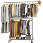 Fybee 100% Stainless Steel Heavy Duty Clothes Rack Load 860LBS, Rolling Doubl... New. Price: $104.80.