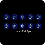 Sheet Of 10 Evil Eye Lucky Hamsa Rhinestone Transfer Hotfix Bling Iron New. Price: $10.49.