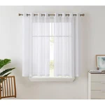 Hlc.me Semi Sheer Voile Light Filtering Transparent Window Curtain Grommet New. Price: $21.67.