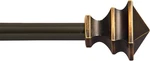 KN55479 Arts & Crafts Square End Petite Caf Decorative Window Curtain Rod, 28-4 New. Price: $19.47.