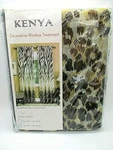 New Achim's Kenya 50 X 84" Rod Pocket Curtain Panel Brown-multi. Price: $19.99.