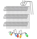 Naceture 50 Pack Stainless Steel Gutter Clips Heavy Duty Light Hooks For 5" K- New. Price: $7.99.