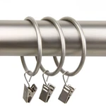 Rod Desyne 2 Inch Curtain Rings W/clip - Satin Nickel New. Price: $19.64.
