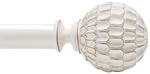 Vintage White Curtain Rod For Windows 66 To 120 Inch, 1-INCH Heavy-duty Adjus... New. Price: $42.56.