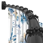 Ynl Curved Shower Curtain Rod 35-82IN(2.9-6.8FT), 35''-82'', Matte Black New. Price: $52.88.