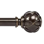 Kamanina 1 Curtain Rod Telescoping Single Drapery 36 To 72 Inches (3-6 Open. Price: $32.54.