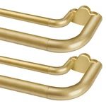 Double Curtain Rods Pack 32 58 Inches, Hotozon Blackout Used. Price: $39.80.