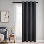 Jinchan Linen Textured Room Darkening 52"W 84"L (pack Of 1), Grey New. Price: $16.75.