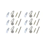 Aspen Creative 21401-6 2-1/2 Large Swag Hook In Brushed Pewter Pack New. Price: $43.13.