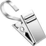 Teenitor 100 Pack Curtain Clips Stainless Steel Hooks For Hanging New. Price: $9.99.
