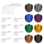 3.0 Inch Wall Hat Hooks (8 Pack) Strong Adhesive Cowboy Rack With An New. Price: $15.23.
