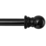 1 Inch Black Curtain Rods For Windows, Heavy Duty Adjustable Splicing Single ... New. Price: $26.35.