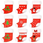 108 Pcs Christmas Stocking Paper Cutouts 5.91X4.72 Inch Styles Decor New. Price: $20.28.