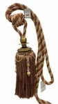 Trimland Cavalier 3378-10 8758 Copper Cream Off White Drapery Tassel Tieback New. Price: $24.00.