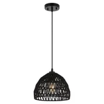 Jonathan Y Campana 10.25 In. 1-LIGHT Bohemian Woven Rope/iron Led Pendant New. Price: $47.45.