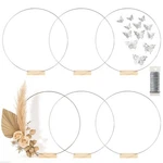 6 Pack Floral Hoop With Stand 38-YARD Paddle Wire 22 Inch Metal Rings For... New. Price: $52.05.