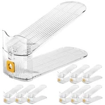10PACK Shoe Slot Organizers Clear Stacker For Closet Hold... New. Price: $42.27.