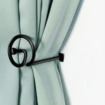 Black Curtain Holdbacks Set Of 2, Small Out Door 1PAIR New. Price: $13.35.
