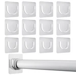 Lsnisni 12 Pack Shower Rod Holder With Strong 8 LARGE+4 Small New. Price: $15.99.