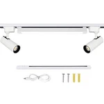 Bravsekai White Led Track Lighting Complete Kits 2X20W 3000K Spotlights And 40W New. Price: $33.00.