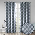 Sun Smart Blakesly Blackout Curtains Patio Window, Ikat Print, Grommet Top New. Price: $19.99.