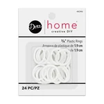 Dritz Home 44346 Plastic Rings, 3/4-INCH, White (24-PIECE) New. Price: $19.99.