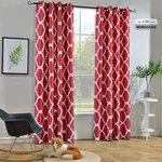 Melodieux Moroccan Fashion Room Darkening Blackout Grommet Top Curtains For L... New. Price: $28.92.