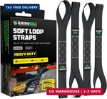 Rhino Usa Soft Loop Tie Down Straps (4-PACK) 1.6 Inch X 17 (5,000 Lbs Bre New. Price: $22.35.